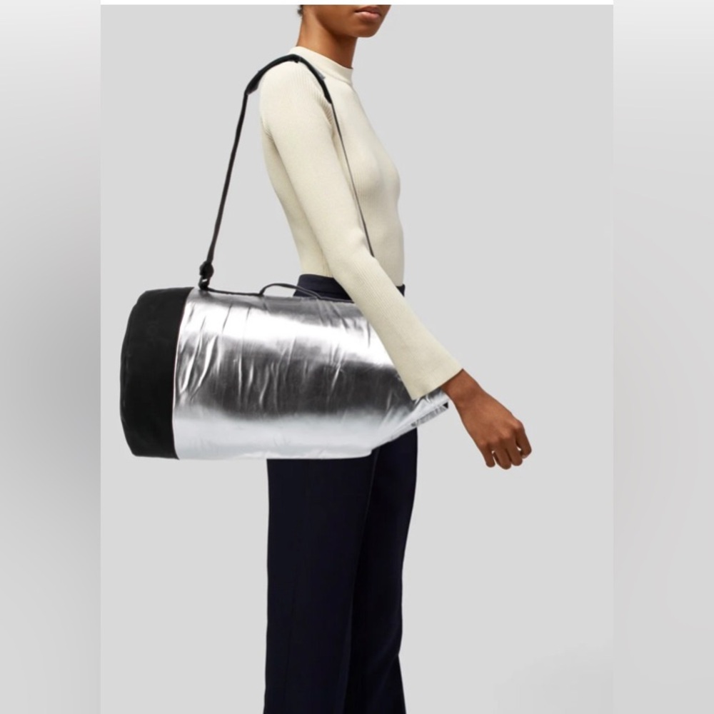 Paco Rabanne Metallic Silver Shoulder Bag